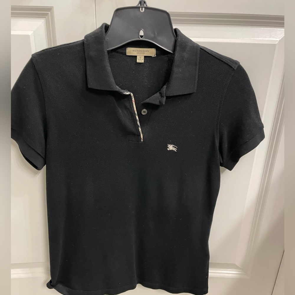 Burberry size S short sleeve collared shirt